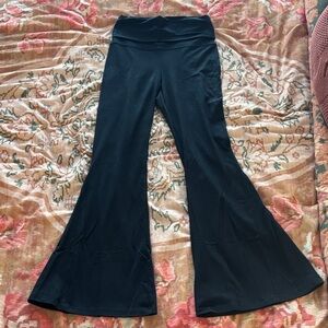 Offline by Aerie OG Super Wide Leg Folover Flare Leggings